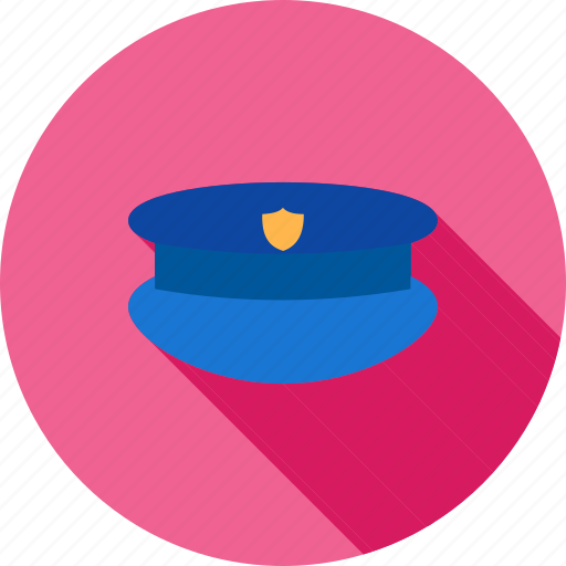 Cap, hat, law, officer, police, security, uniform icon - Download on Iconfinder