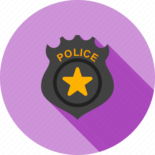Badge, emblem, enforcement, gold, law, police, sign icon - Download on Iconfinder