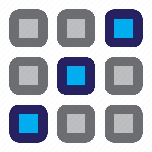 Layout, grid, app, display, drawer, menu, square icon - Download on Iconfinder