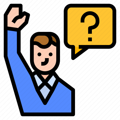 Ask, confidence, leadership, question icon - Download on Iconfinder