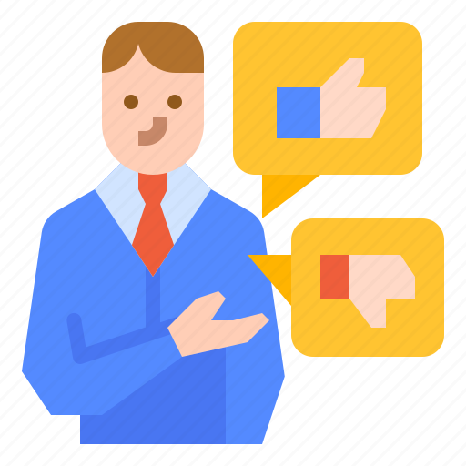 Avatar, business, feedback, like, review icon - Download on Iconfinder