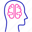 artificial, brain, intelligence, mind icon 