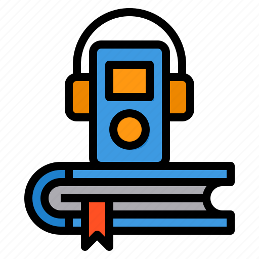 Audio, book, music, player, headphone, learning icon - Download on Iconfinder
