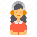 headphone, listening, learning, music, woman