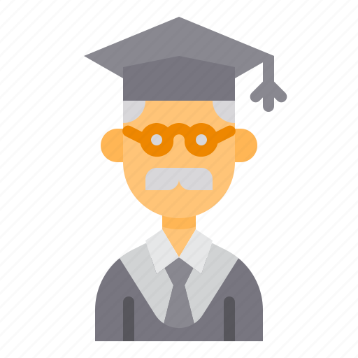 Teacher, professor, man, education, avatar icon - Download on Iconfinder