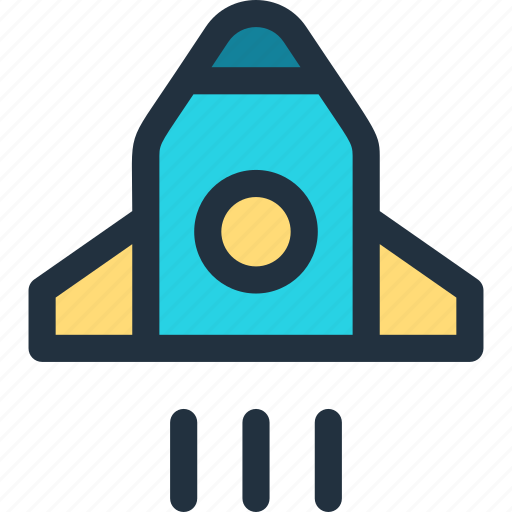 Astronomy, earth, launch, planet, rocket, space, spaceship icon - Download on Iconfinder