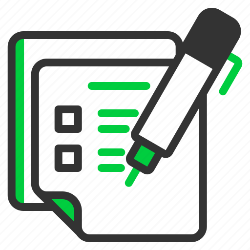 Questionnaire, pen, file, choice, selection, document icon - Download on Iconfinder