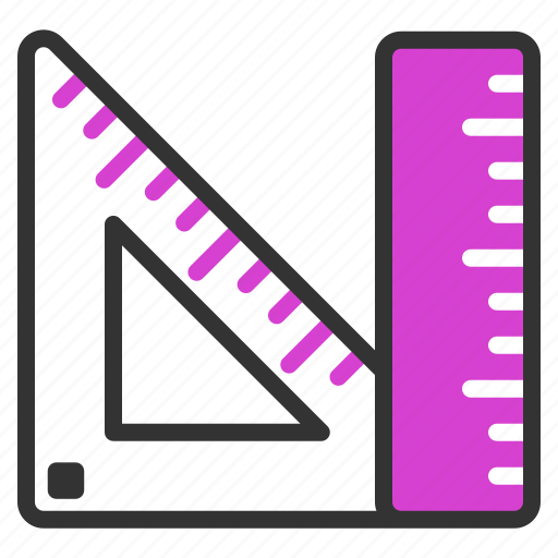Ruler, rulers, lesson, math, geometry, measure icon - Download on Iconfinder