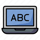 education, online learning, elearning, abc, laptop