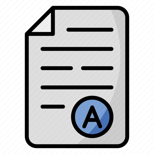 Score, exam, education, eximination, test, file, qualification icon - Download on Iconfinder
