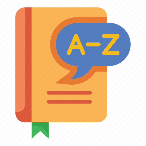 Dictionary, book, vocabulary, education, study, knowledge, language icon - Download on Iconfinder