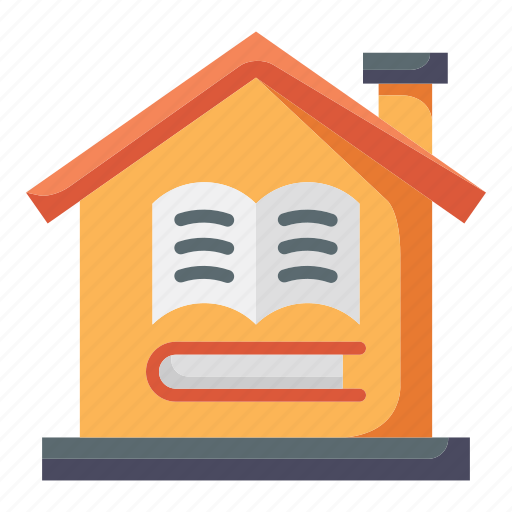 Home schooling, education, learning, homework, book, distance icon - Download on Iconfinder