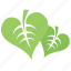 green leaves, heart-shaped leaves, leaf, leaf design, linden leaves 