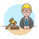 attorney, barrister, counsel, courtroom, gavel, lawyer, legal, male, trial