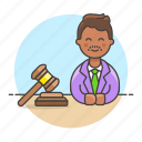 legal, counsel, courtroom, attorney, gavel, lawyer, male, barrister, trial