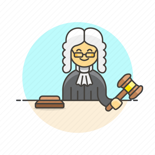 Judge, legal, justice, law, man, decision, hammer icon - Download on Iconfinder
