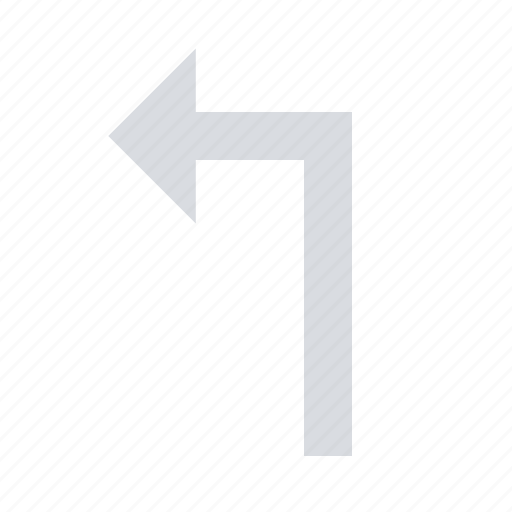 Left, sharp, turn icon - Download on Iconfinder