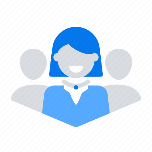 Leader, team, woman icon - Download on Iconfinder