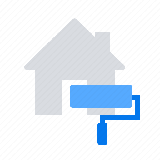 House, paint, renovation icon - Download on Iconfinder