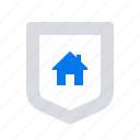 house, security, shield 