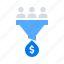 donation, filter, funnel 