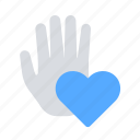 charity, hand, heart