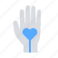 charity, hand, heart 