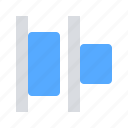 align, distribute, horizontal, left