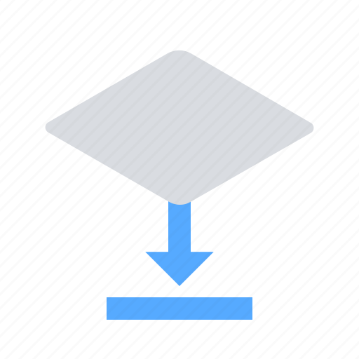 Arrange, back, object, send icon - Download on Iconfinder