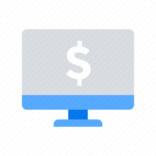 Computer, money, online payment icon - Download on Iconfinder