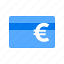 credit card, currency, euro