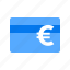 credit card, currency, euro 
