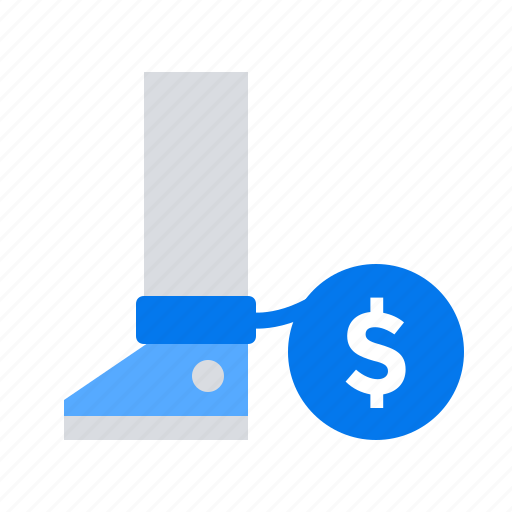 Leg, prisoner, money debt icon - Download on Iconfinder