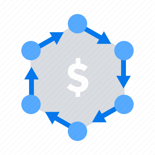 Cash, invest, money flow icon - Download on Iconfinder
