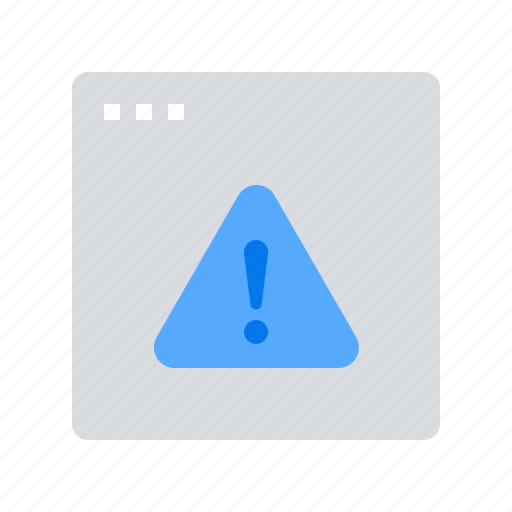 Flowchart, alert, warning, screen, page icon - Download on Iconfinder