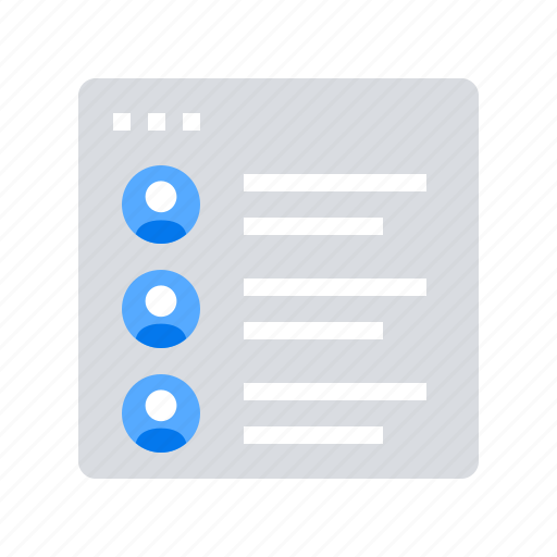 Flowchart, friend, list, contacts icon - Download on Iconfinder