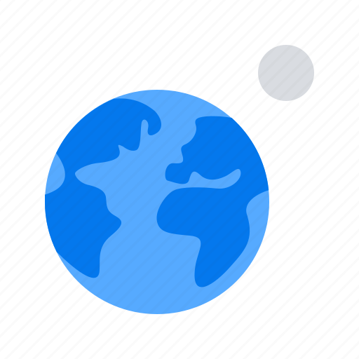 Earth, moon, planet icon - Download on Iconfinder