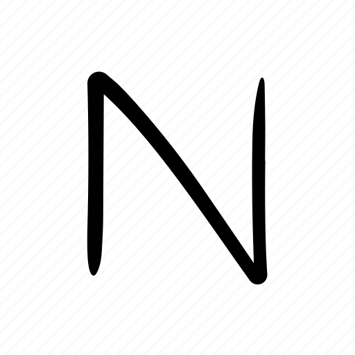 Letter, n, capital icon - Download on Iconfinder