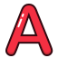 a, letter, red, alphabet, letters 