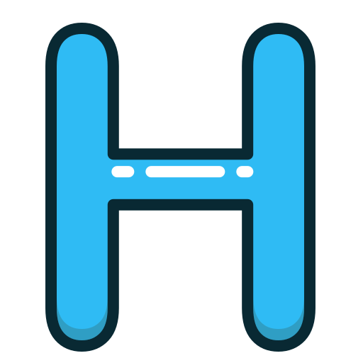 Alphabet, blue, h, letter, letters icon