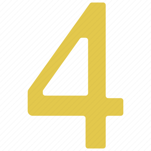 Four, number, counting, maths icon - Download on Iconfinder