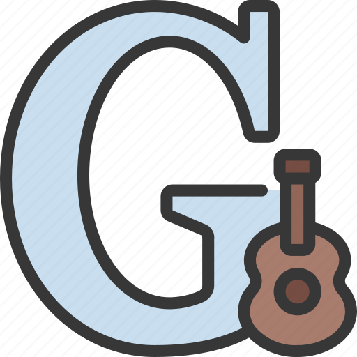 G, letters, alphabet, lettering, writing, guitar icon - Download on Iconfinder