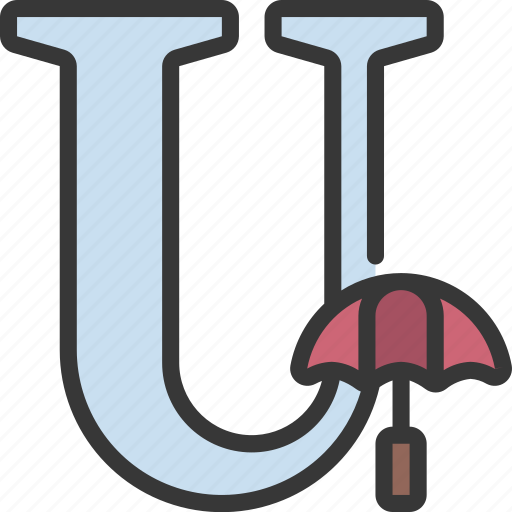 U, letters, alphabet, lettering, writing, umbrella icon - Download on Iconfinder