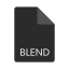 blend, file, extension, format 