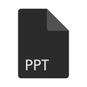 ppt, file, extension, format