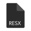 resx, file, extension, format 