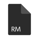 rm, file, extension, format