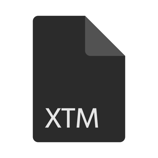 Xtm, file, extension, format icon - Free download