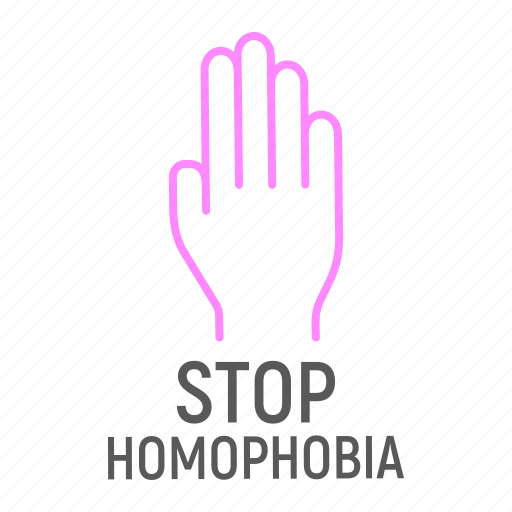 Culture, hand, homophobia, lgbt, sign, stop, tolerance icon - Download on Iconfinder