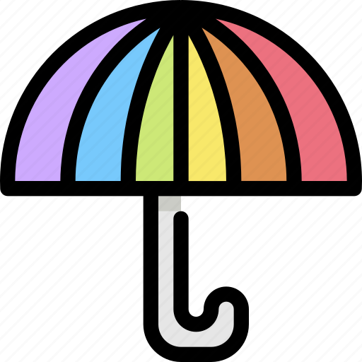 Homosexual, insurance, lgbt, pride, protection, rainbow, umbrella icon - Download on Iconfinder